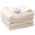 thumbnail image 1 of Costway 62" x 84" Flannel Heated Blanket Electric Throw w/10 Heating Levels, 1 of 7