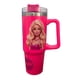 thumbnail image 1 of Termo de acero inoxidable Macarena brand, color fucsia, Barbie 887 mililitros, 1 of 3