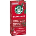 thumbnail image 4 of STARBUCKS by NESPRESSO Holiday Blend Roast Coffee Capsules 10-capsules Carton, 4 of 6