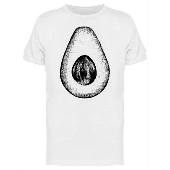 Avocado Grunge Art T-Shirt Men -Image by Shutterstock, Male x-Large