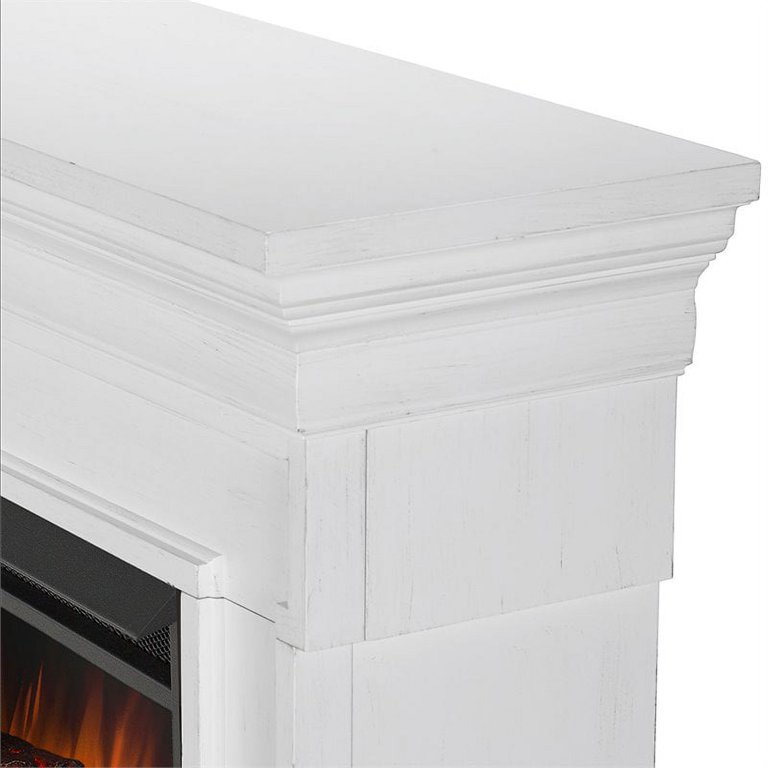 Real Flame Emerson 56 Wood Grand Electric Fireplace in Rustic White -  Walmart.com