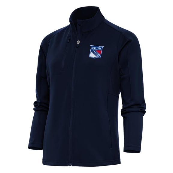 Women's Antigua Navy New York Rangers Team Logo Generation Full-Zip Jacket