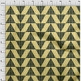 thumbnail image 3 of oneOone Tissu Popeline de Coton Rayé/diamond & Triangle Imprimé Géométrique au Mètre 56 Pouces de Large, 3 of 4