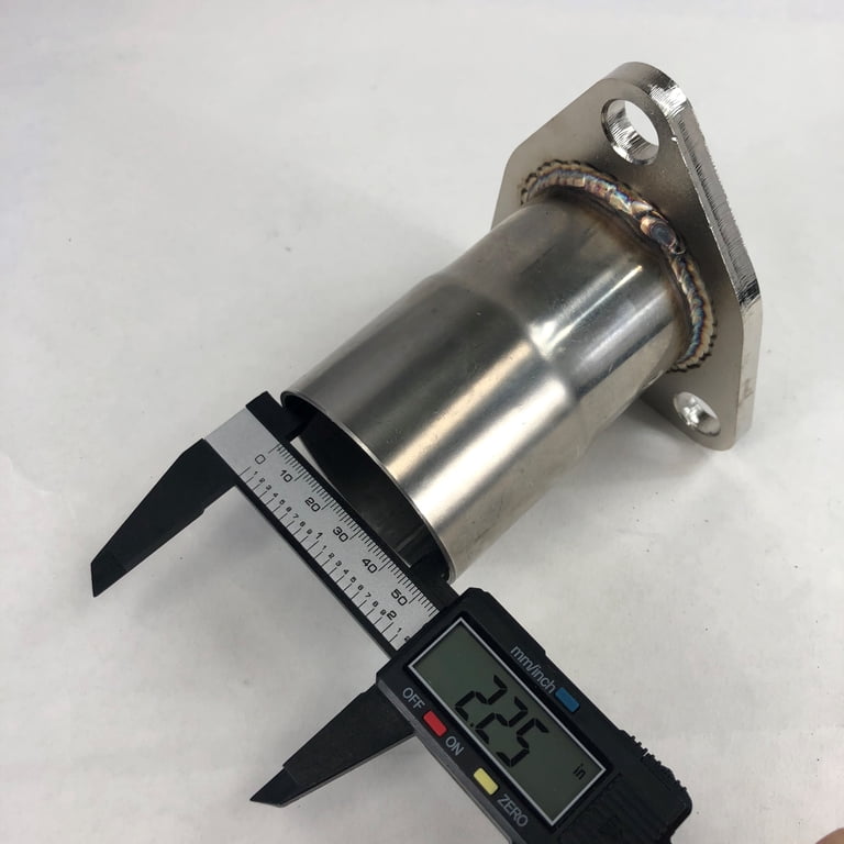 Universal Semi Direct Fit Exhaust Converter Pipe 2.25OD 3