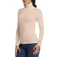 thumbnail image 3 of MANIFIQUE Women's Turtleneck Long Sleeve Shirts Fall Fashion Basic Thermal Underwear Tops Winter Clothes 2026, 3 of 6