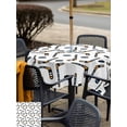 thumbnail image 5 of Outdoor Tablecloth with Umbrella Hole for Patio/Picnic/Party/Camping, Ice Hockey Sport Waterproof Table Cloth Square Cover Washable, Cartoon Classic Hockey Pattern (60"x 60"), 5 of 8