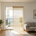 thumbnail image 4 of Rose Thread Beaded Curtain Door Divider, Multicolor Polyester Tassel Arch Curtain for Window and Door Designs, Bedroom Closet Home Living Room Display, 39.37" x 78.74", KTFgvq, 4 of 6