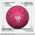 thumbnail image 2 of Vizari Zodiac Soccer Ball | Sizes 3, 4, 5 | Durable Waterproof Synthetic Leather | For Youth & Adults - PINK, 4, 2 of 9
