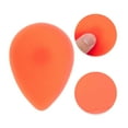 thumbnail image 3 of Unique Bargains 1 Pc Portable Silicone Facial Cleansing Brush 3.62"x2.68"x0.87" Orange, 3 of 7