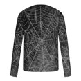 thumbnail image 4 of Blusas y camisas de manga larga con cuello redondo para hombre, blusas casuales de cuello redondo y manga larga, camisetas estampadas, blusas para hombre, 4 of 5