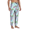 thumbnail image 4 of Pofeuu Dragonfly Floral Print Sweatpants for Men, Men's Lounge Pants, Men's Athletic Pants, Men's Sweat Pants with Pockets-XX-Large, 4 of 5