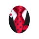 thumbnail image 1 of Corbata Barry.Wang de Seda Roja con Lunares 150 cm Juego, 1 of 9