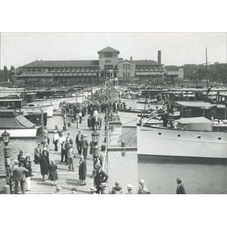 - Avanti Press Detroit Yacht Club Historic Detroit Blank Note Card