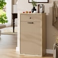 thumbnail image 6 of AHB 13 Gallon Tilt Out Trash Cabinet, Freestanding Kitchen Trash Bin, 20.87"L x 12.83"W x 35.16"H, Wood, 6 of 7