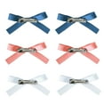thumbnail image 2 of 2.5 Inch Small Satin Hair Bows - Set of 6, 2 of 5