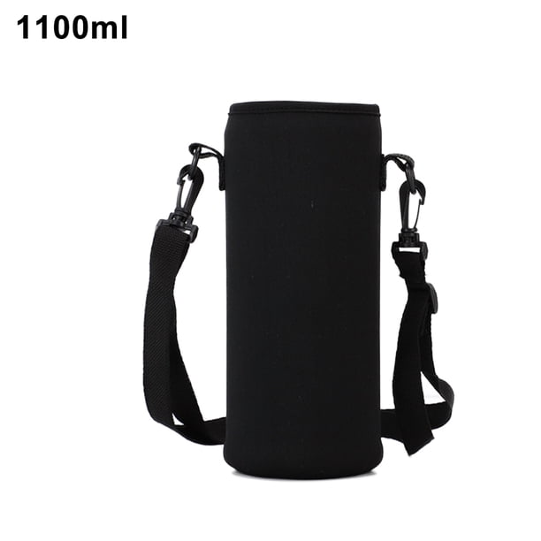 Funda para botella de agua Ehuebsd Bolsa de transporte Correa para el hombro 1100ml