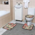 thumbnail image 5 of Shower Curtain Set 4 Piece for Bathroom Decoration, Flowers and Birds Bathroom Sets with 1 Fabric Shower Curtain and 3 Non-Slip Bathroom Rugs Accessories with Hooks, 5 of 8
