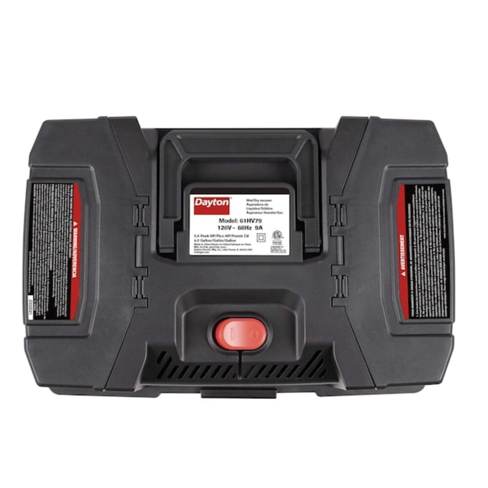Dayton Shop Vacuum,13 in H,18 in L 61HV79