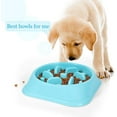 thumbnail image 3 of NEX Slow Feeder Dog Bowl Non Slip Anti Choke Feeding Dish BPA Free,Blue, 3 of 6