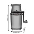 thumbnail image 2 of SANAG Portable Ice Crusher Ice-Maker Machine DIY Hand-Crank Ice Shaver Breaker Home, 2 of 8
