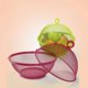 thumbnail image 2 of Cesta de almacenamiento de frutas de cocina nórdica con cubierta Decoración de mesa de comedor Caja de almacenamiento Plato de fruta de hierro Escurridor de lavado, 2 of 5