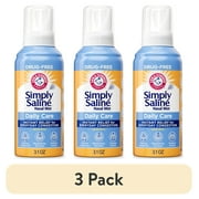 (3 pack) ARM & HAMMER Simply Saline Daily Care Drug-Free Mist for Nasal Congestion Relief, 3.1 oz