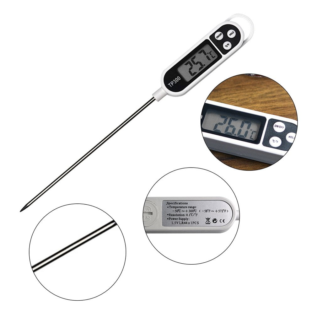 Digital Kitchen Thermometer For Meat Water Milk Cooking Food Probe BBQ Tool sl