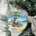 thumbnail image 3 of Great Dane Hello Summer Beach Theme with Sunglasses and Tropical Cocktail Ceramic Round Ornament Danes Dog Lover Gifts Home Tree Decor - 00009, 3 of 5