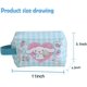 thumbnail image 2 of Kawaii Kuromi Travel Cosmetic Bag, Waterproof Large Capacity Cartoon Cosmetic Pouch, Cute Anime Makeup Bag With Zipper, Foldable Storage Bags Makeup P, 2 of 4
