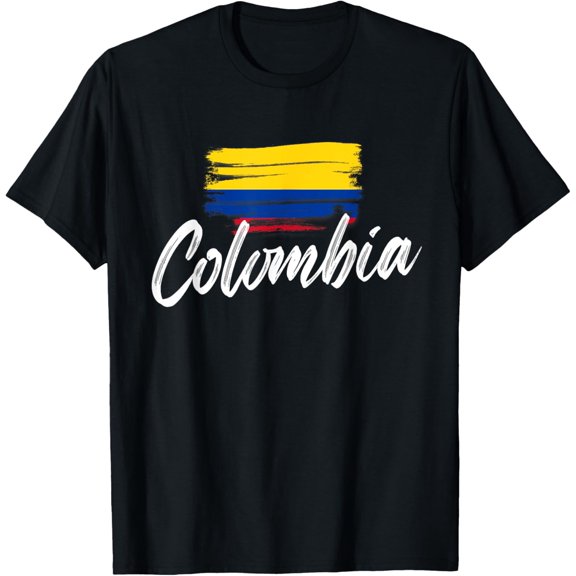 Colombia Flag Colombian Funny Colombiano Pride T-Shirt mens t shirt,black,women,funny,misfits,men,journey