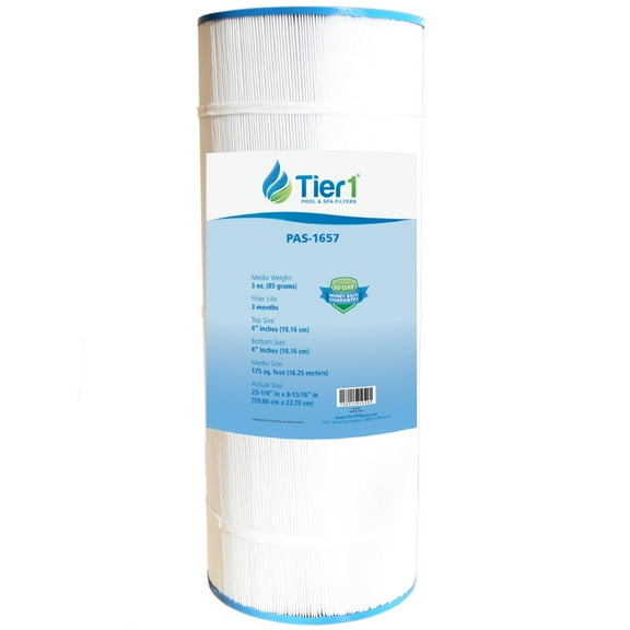 Tier1 Pool & Spa Filter Cartridge | Replacement for Hayward CCX1750-RE, X-Stream, Clearwater II, Pro Clean, Pleatco PXST175 and More | 175 sq ft Pleated Fabric Filter Media