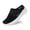 Black, variant on Women's Closed Toe Beach Slippers with Thick Sole Summer Casual Sandals for Denim Outfits Outdoor Comfort Daily Wear