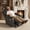 Gray, variant on MCombo Large Power Lift Recliner Chair with Massage and Heat for Big and Tall Elderly, Faux Leather, Light Brown