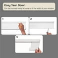 thumbnail image 5 of Achim Tear Down Roller Window Shades, 37 x 72, Cordless, Black Vinyl, Light Filtering, Indoor, 5 of 8