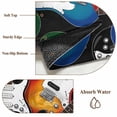 thumbnail image 6 of Guitar Area Rugs 5'x8', Washable Small Throw Rugs for Classroom Bedroom, Cartoon Modern Colorful Guitars Indoor Outdoor Rug Non-Slip Low Pile Carpet Runner Reversible Floor Mats, 6 of 8