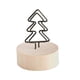 thumbnail image 3 of Porta tarjetas de lugar Porta números de mesa Porta tarjetas de nombre de madera Porta clips de notas Árbol, 3 of 9