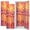 Color 3, variant on 2 Pcs School Locker Magnetic Wallpaper 12" x 36" Flamingos Standing Shallow Water Vibrant Golden Sunset Reusable Removable Locker Accessories Back to School Supplies