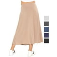 thumbnail image 3 of Stretch Is Comfort Girl's Ankle Length Skirt Beige XX-Large, 3 of 6