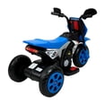 thumbnail image 4 of The Baby Shop Motocicleta Montable Azul P/ Niños 3 Ruedas 6v C/ Sonido Y Luz, 4 of 8
