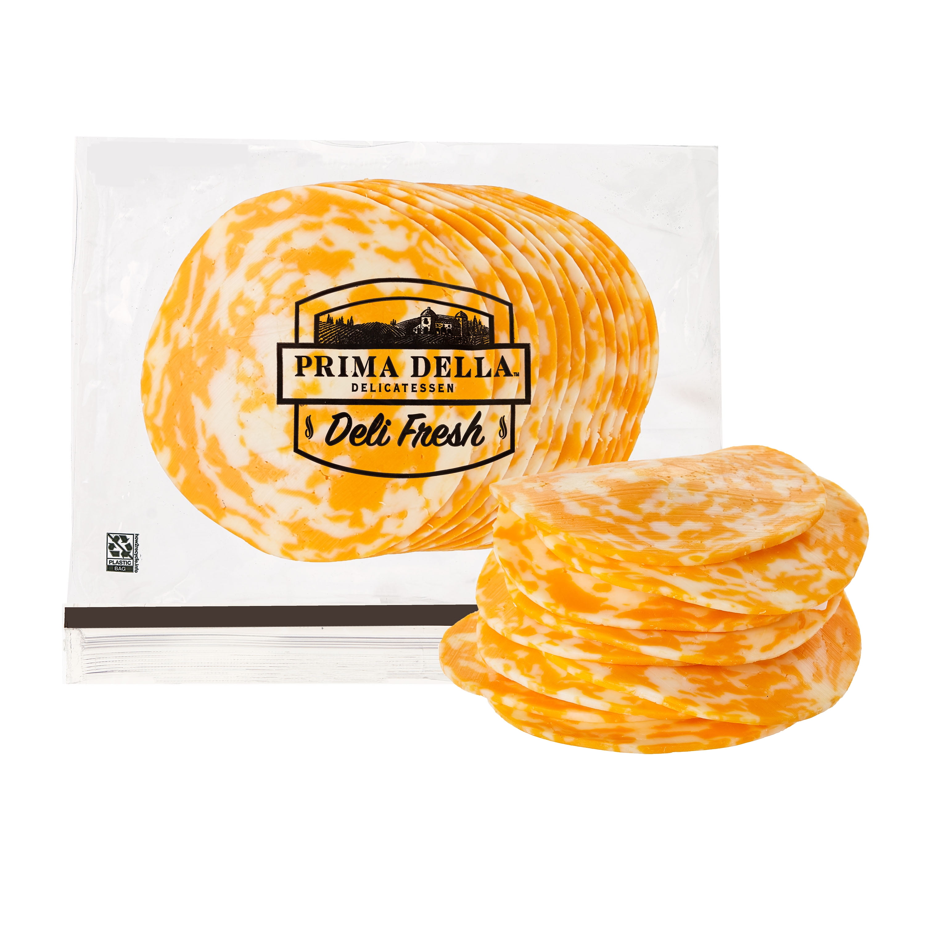 Prima Della Deli Sliced Colby Jack Cheese, Freshly Sliced