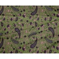 thumbnail image 4 of oneOone Polyester Lycra Fabric Leaves|Floral & Paisley Block Print Fabric BTY 56 Inch Wide, 4 of 4