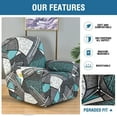 thumbnail image 3 of Recliner Slipcovers -Pieces Lazyboy Recliner Covers Recliner Couch Covers Recliner Chair Cover Non Slip Reclining Slipcovers with Storage Pockets Furniture Protector for Living Room, 3 of 7