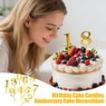 thumbnail image 2 of Juego de portavelas con números para tarta de cumpleaños, adorno acrílico reutilizable para tarta, accesorio para tarta de fiesta, para cumpleaños, aniversarios y bodas., 2 of 8