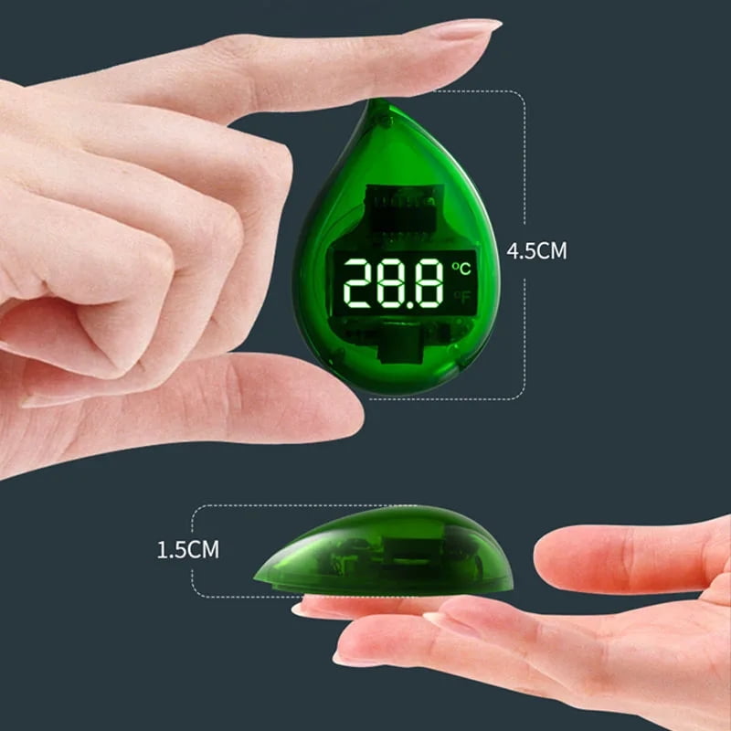 Aquarium Thermometer Mini Electronic Accurate LED Digital Display Turtle Tank Temperature Measure Fish Tank Accessories