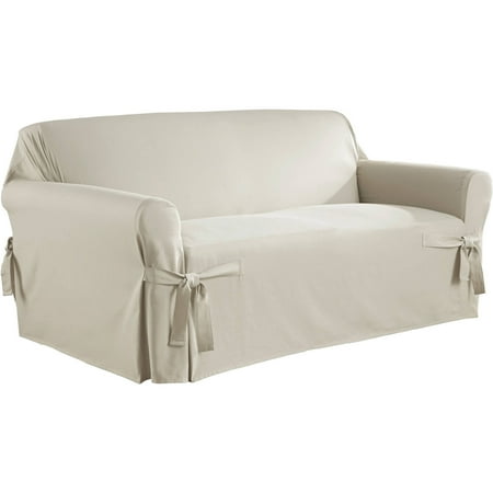 Serta Relaxed Fit Duck Furniture Slipcover, Loveseat 1-Piece Box Cushion