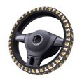 thumbnail image 4 of Daiia Cute Bee Gnome Steering Wheel Cover Auto Steering Wheel Covers Breathable Anti-Slip Steering Wheels Car Interior Decor Accessories for Men Women Universal 15 Inch, 4 of 8