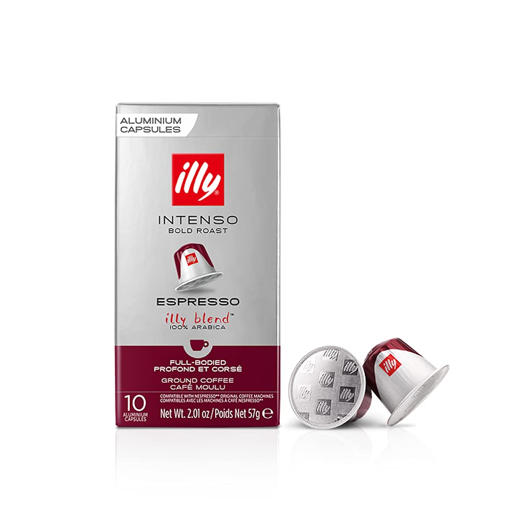Illy Espresso Single Serve Coffee Compatible Capsules, 100 Arabica