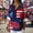 #400-Navy, variant on TaTaai Womens Blouses Long Sleeve Loose Fit V Neck Button Front Independence Day Flag Print Solid Soft Breathable Shirt for Summer Gift