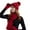 Wine, variant on Charella Womens Winter Beanie Hat and Scarf Set 3 Pcs, Thick Warm Knit Skull Cap Neck Warmer TouchScreen Gloves