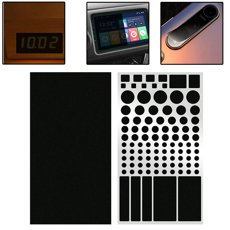 2Pcs Light Dimming Stickers 8X4Inch Light Blocking Stickers for